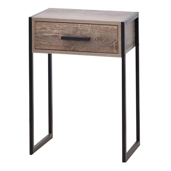 Industrial Look Side Table